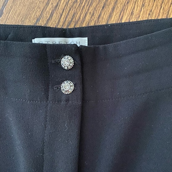 EMMA JAMES Sz 8 BLACK STRAIGHT LEG DRESSY PANTS. - Picture 4 of 12